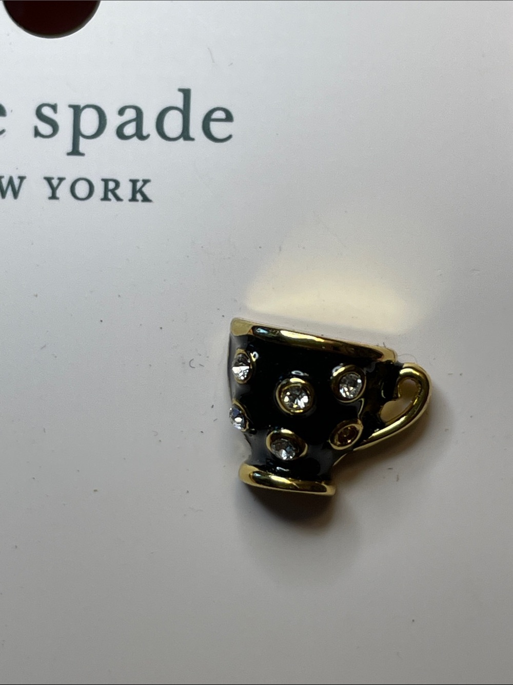 Kate Spade Alice in Wonderland "Tea Time" Stud Earrings - NWT - Picture 7 of 7